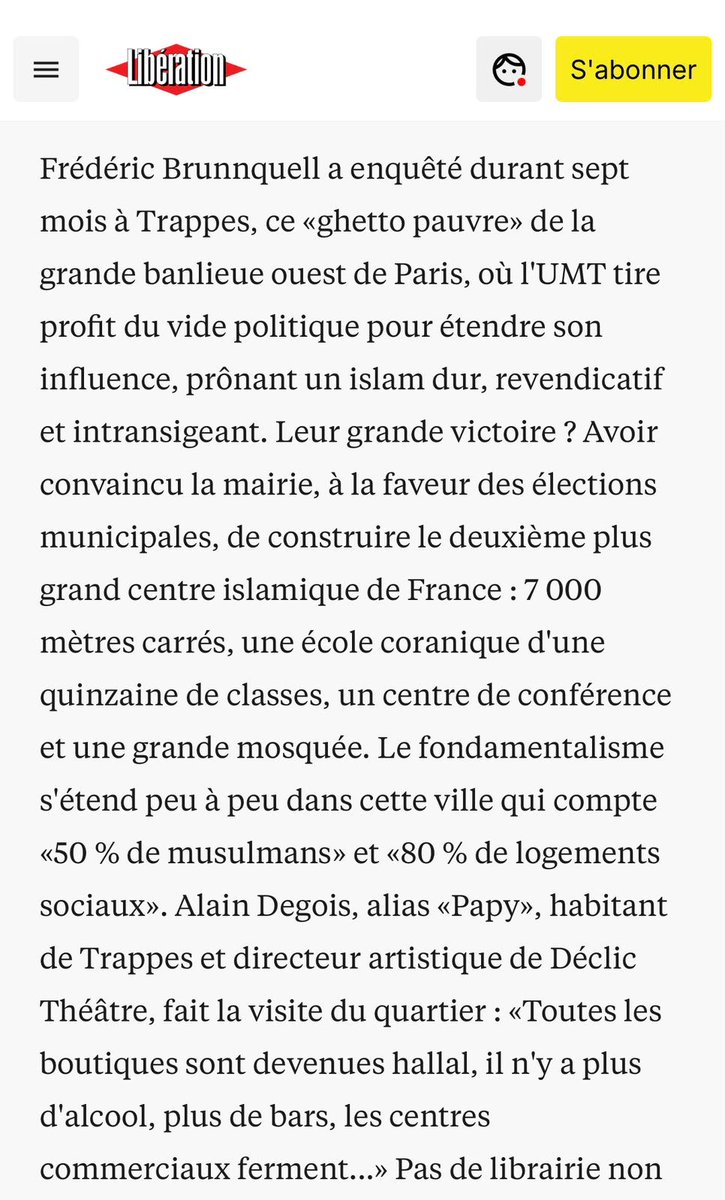 AnneSicard1's tweet photo. Je crois que le maire de Trappes @alirabeh a oublié de demander des comptes à l’Humanité et à Libération pour leurs articles sur l’islamisation de sa ville…🤔 https://t.co/aX5HG2XjvJ