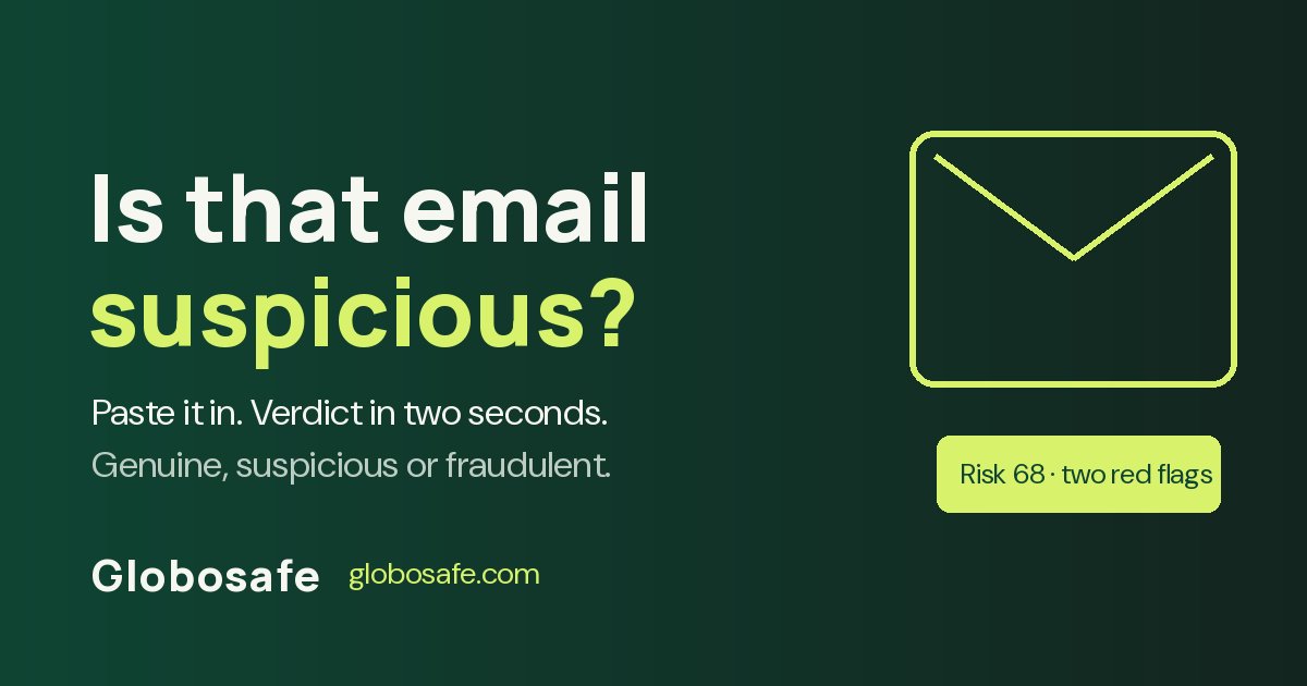 globosafe tweet picture