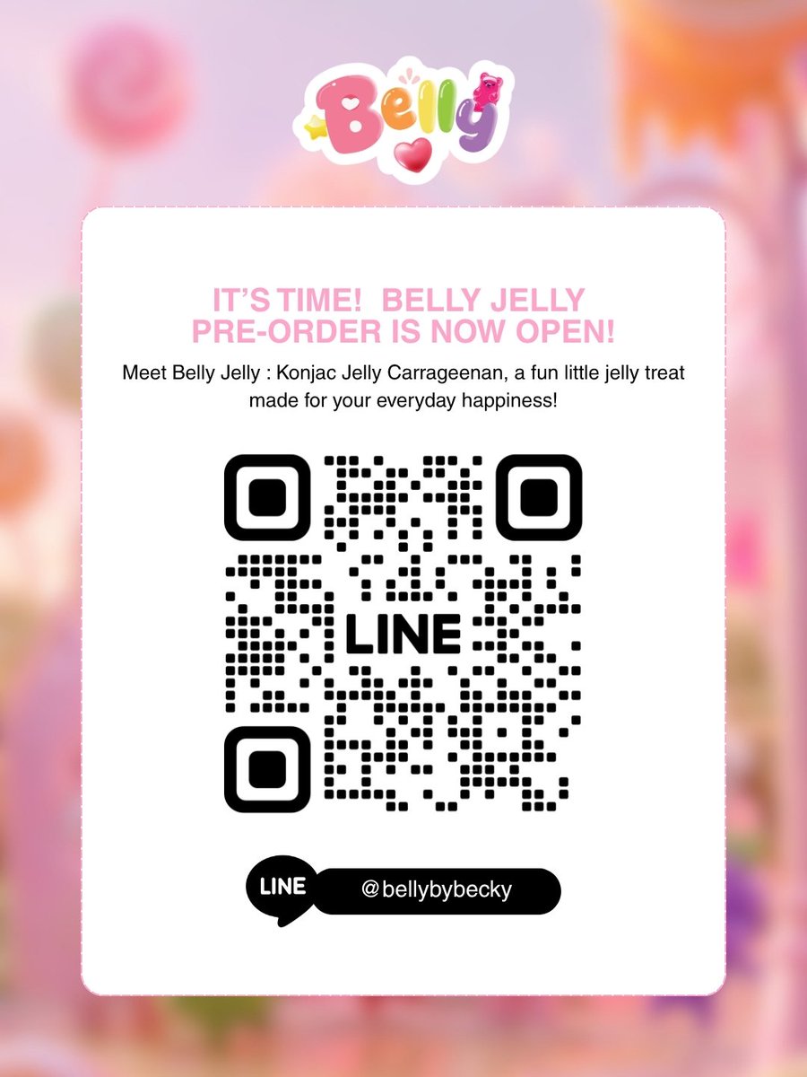 BellyOfficialTH's tweet photo. IT’S TIME! 💗✨ BELLY JELLY PRE-ORDER IS NOW OPEN!
Meet Belly Jelly : Konjac Jelly Carrageenan, a fun little jelly treat made for your everyday happiness! 🧃💕 ถึงเวลาได้จับจองความเคี้ยวหนึบนุ่มหนับแล้ว มาเลือกแก๊งรสโปรด แล้วพาน้องเบลลี่ไปเติมความสุขกันได้เลย https://t.co/admSrampop