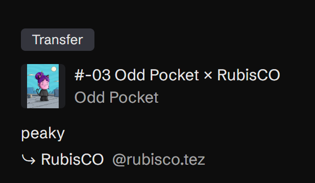 peaky_org's tweet photo. A little Odd Pocket gift for @AuRo404 🤍🫶

A personal interpretation of RubisCO, reimagined in the Odd Pocket style

A little gift for an artist🫶 https://t.co/QU6SOOTv6T