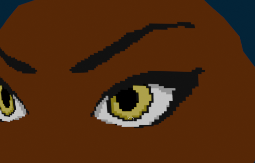 _maxmakesgames's tweet photo. New Low Poly character, been experimenting with 3D pixel art. Any feedback on the eye? 
#3d #3dpixelart #gamedev https://t.co/eO3TxClLzr