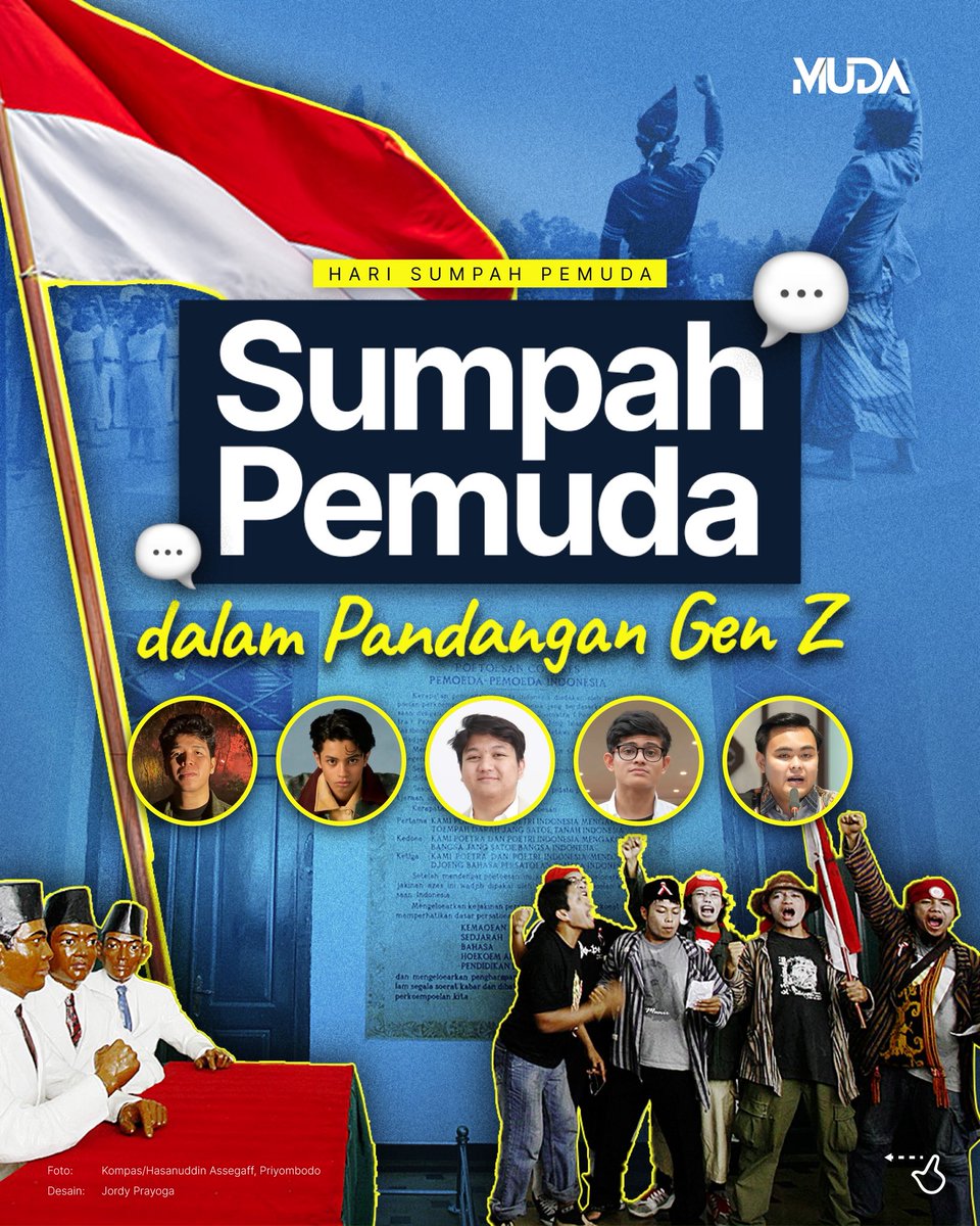 kompasmuda's tweet photo. Selamat memperingati Hari Sumpah Pemuda! 🇮🇩

Sumpah Pemuda yang diperingati setiap 28 Oktober menjadi pengingat akan pentingnya persatuan di tengah keberagaman.

#AdadiKompas #HariSumpahPemuda #SumpahPemuda #GenZ

🔗 https://t.co/g0iLpWgutV https://t.co/2r4XZXp0n2