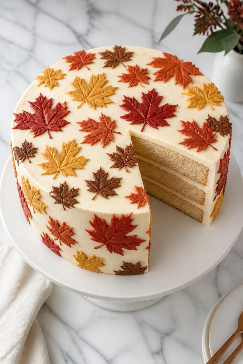 MilyM2021's tweet photo. Cake 🫰🍁 autumn https://t.co/XrsElBe9DT