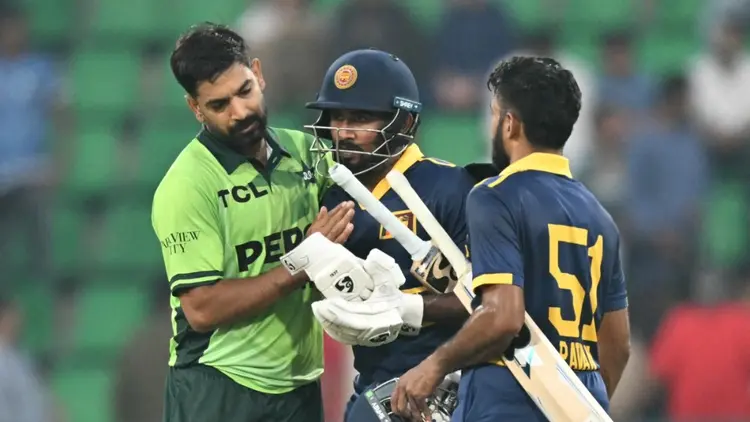 PakistanTVcom's tweet photo. The International Cricket Council reprimanded and fined Pakistan fast bowler Haris Rauf on Wednesday and also fined England for a slow over rate during a tri-series match in Lahore. https://t.co/LdPUtRqDlu