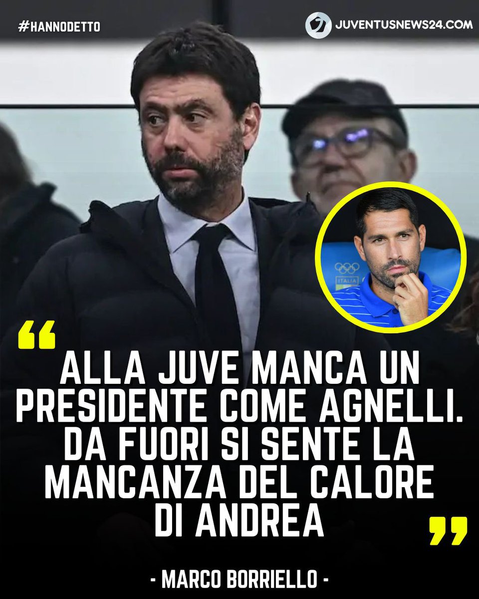 junews24com's tweet photo. 🗣️ Marco #Borriello lancia un messaggio attraverso la Gazzetta dello Sport
👀 L'ex attaccante sottolinea la mancanza della figura di Andrea #Agnelli in società ed augura alla #Juventus l'acquisto di un 9 top come Osimhen
#juventusnews24 https://t.co/Tz5dJgW2BI