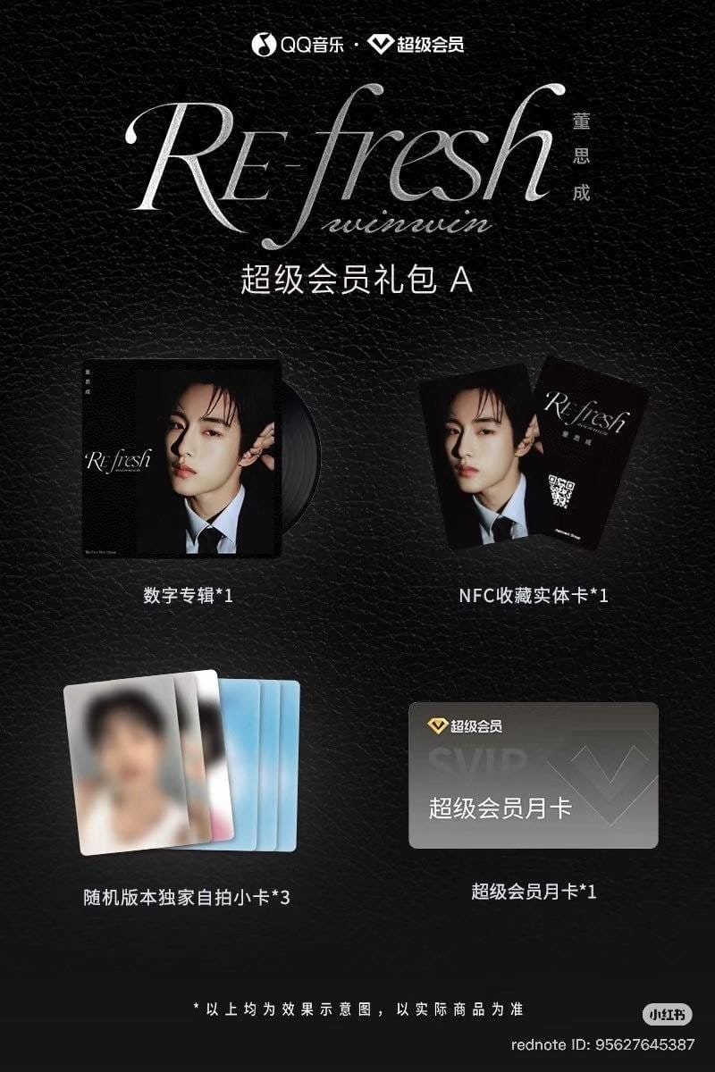 NADERY_GO's tweet photo. Open PO Winwin 'RE-fresh' Digital Album x qqmusic
✅Go line & wa
✅Bersih Ina
✅Choose ver
✅Special pribis (1 set pc unoff)
❌Pack
❌Hnr
✈️EMS
🏘️Bekasi-jambi

❗Close PO 1st co 31 Oktober 23.00 wib❗
Fix price minimal terisi 5 slot masing2 versi

A/B ver
💰150k dp 90k

C ver (set)
💰235k dp 190k

Wts Dong sicheng