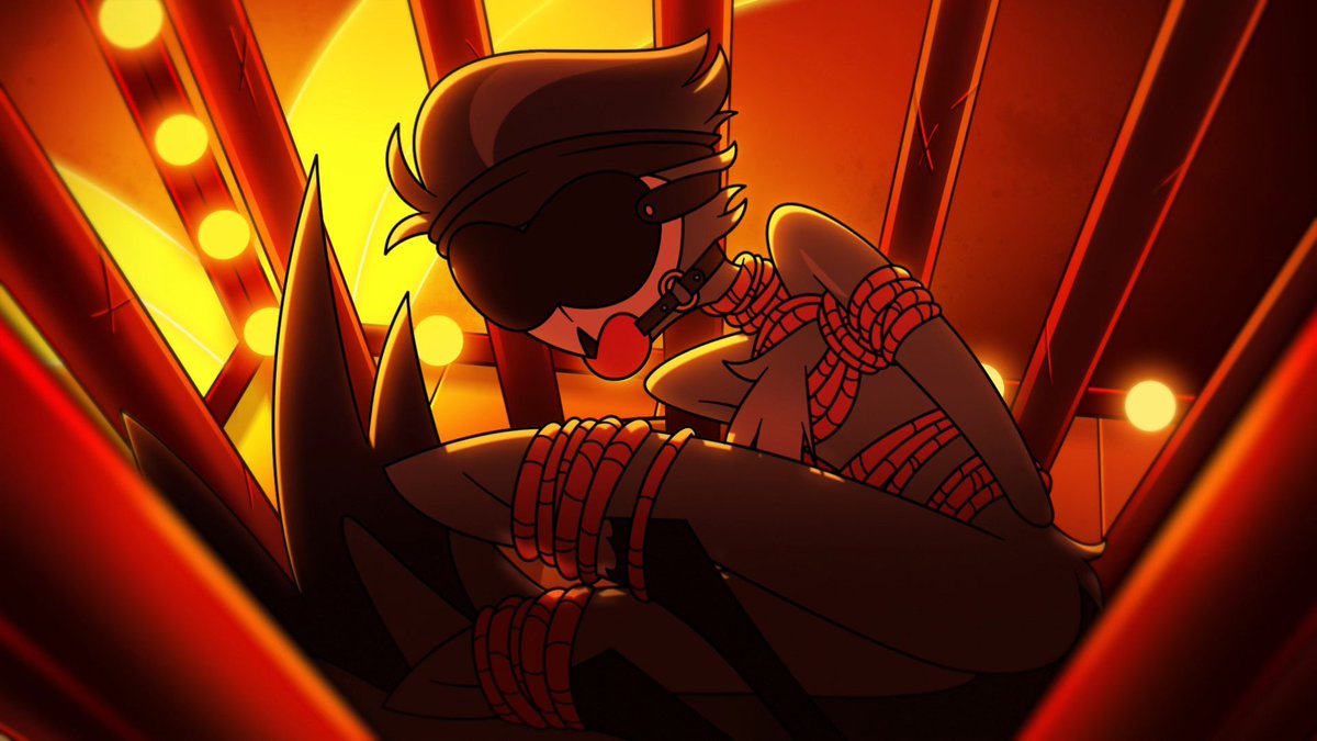 lycheesandcum's tweet photo. Unhealthy coping mechanisms.

For Stolas its hurting himself.
For Blitz its hurting others. https://t.co/Eh5RPhjVLU