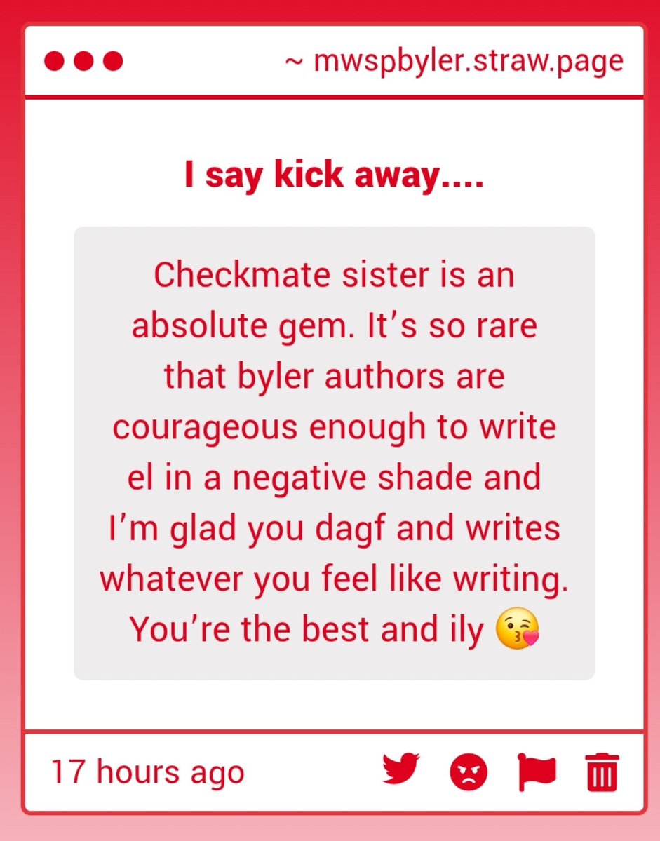 st_ao3's tweet photo. Ily ❤️  I'm so glad you like my writing. Thanks for reading 🫶🫶 https://t.co/1zBwLCQmYE