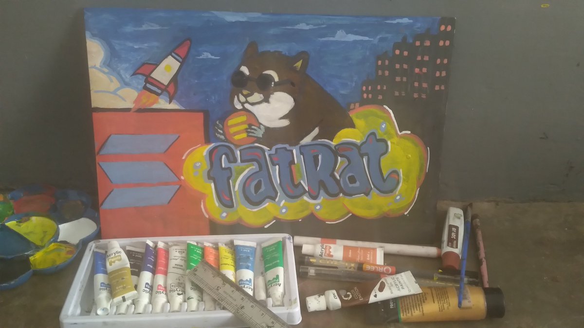 MuliaLogam2937's tweet photo. @FatRat_Crypto Hello sirr, Here is my hand-drawn artwork for this entry; I hope you enjoy it @FatRat_Crypto $FRT #FatRatMemes https://t.co/PyVj5hys1A