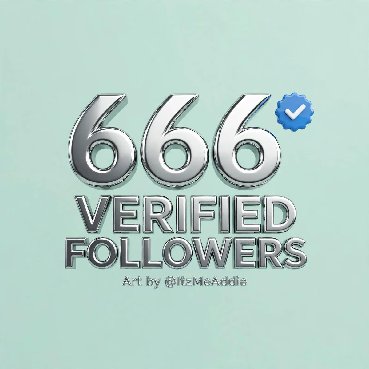 addiecien's tweet photo. If you need 666+ verified followers🗣️✅

Type —“GET ME” below 👇

Let’s push your account toward 4K! 🚀 https://t.co/SrggZVfGh8