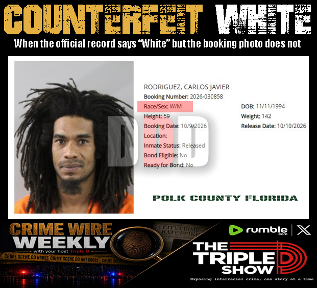 thetripledshow's tweet photo. COUNTERFEIT WHITE

Another Booking Where the Label Doesn’t Fit https://t.co/RTHV4GgeDb