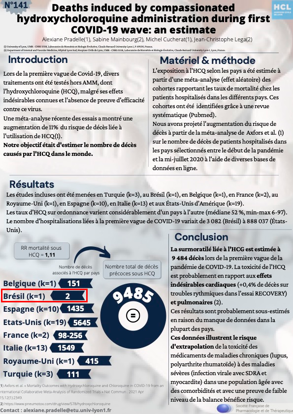 Bretzelmanala's tweet photo. @ImmortelleXIII et encore, c'est 2 dans le poster pré-publi. Le Brésil disparaît dans la publi finales.
Les mecs nous ont bassiné avec leur hécatombe au Brésil à cause de l'HCQ, avec un niveau de preuve "crois-moi frère" https://t.co/JPke3ApiQM
