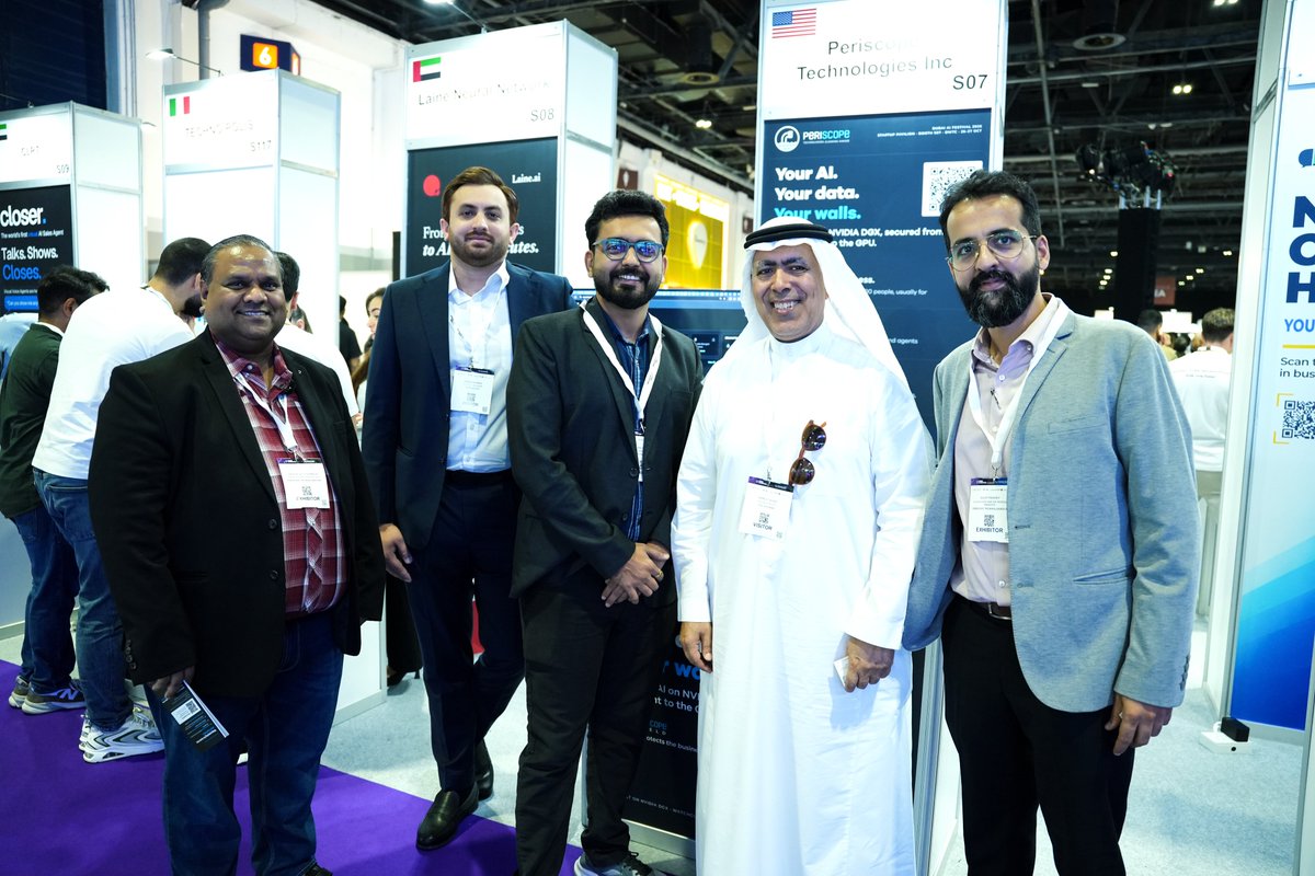 PeriscopeTechno's tweet photo. That’s a wrap on @DubaiAIFest 2026!   

Thank you to everyone who connected with us. Until next time, Dubai!  

Learn more: https://t.co/op6Ke5e97w https://t.co/3mFWvwSVWx