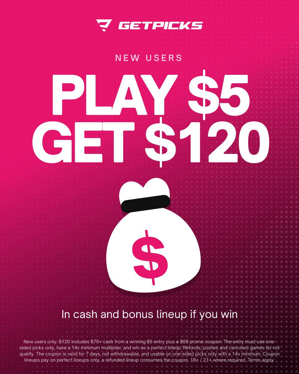 Kingkuti_'s tweet photo. Hello my people

You don hear about??? @GetPicks_app 💰💰💰!!!!

The best crypto betting platform , l go pick better game from there 

Just Register deposit and fund 

You will Earn amazing 120$ on your first $5 stake this one no be AI , na real life ooo

Imagine staking $5 and you receive an instant bonus of $120 that you can withdraw immediately

No Dull am  

Register now guys 👇👇👇

https://t.co/pyp3P1oeoN