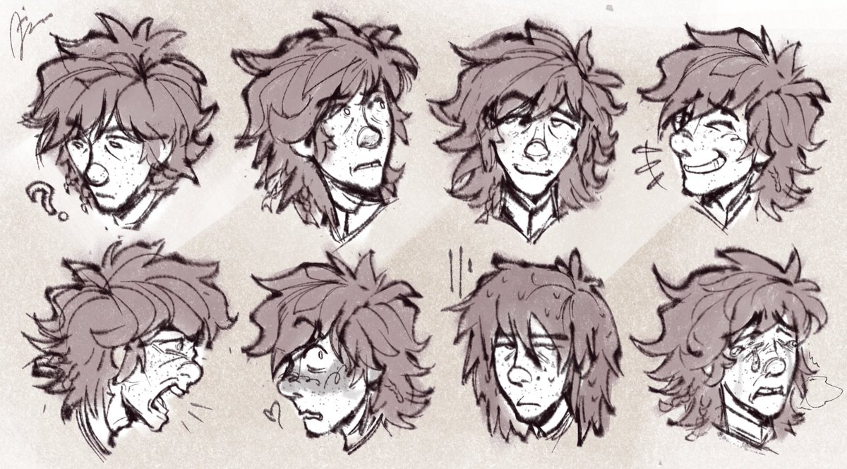 Alex_anxtym00n's tweet photo. Hair style and facial expression tests #Hiccup #HiccupHaddock #HTTYD https://t.co/8v9nnus7Fe
