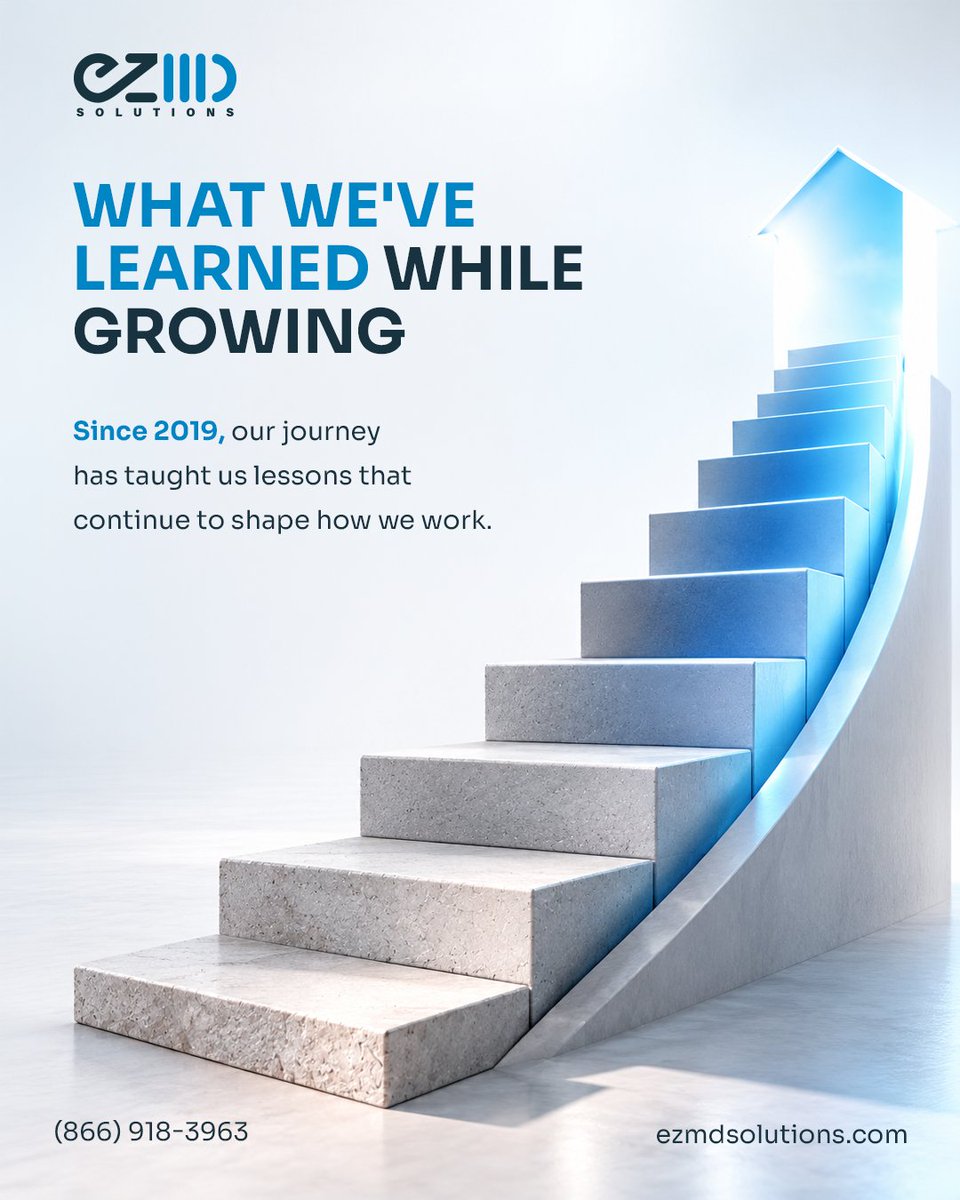 EZMDSolutions's tweet photo. When EZ MD Solutions was founded in 2019, we began as a small team with a shared goal. Today, we are a team of more than 200 professionals across the United States, Latin America, and Asia.

#EZMDSolutions #CompanyStory #LessonsLearned #OrganizationalGrowth #TeamBuilding https://t.co/EH74yF7nnS
