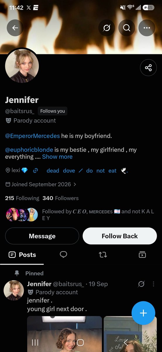 IShowMyTits_'s tweet photo. Blasting this Account to the World. 

Portraying a character that is fourteen years old is disgusting. Anyone that's ever written with this account should be ashamed of themselves. You sick fucks. https://t.co/joSaGPAJuZ