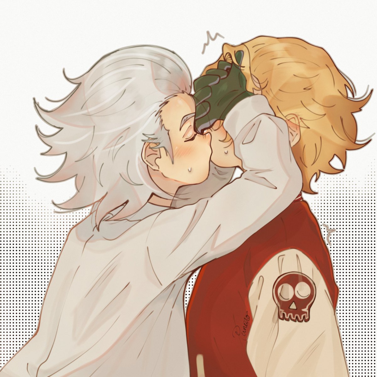 Emy_mizuno127's tweet photo. Xenostan dándose un beso muy tierno https://t.co/8zYeuMhiva