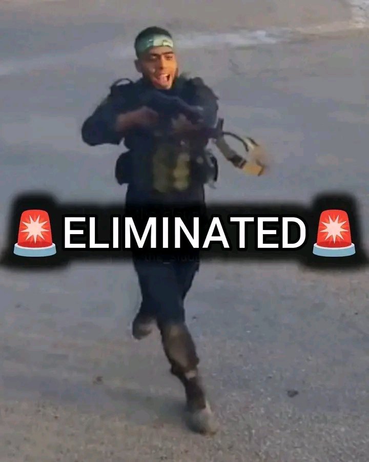 Truth_Vault10's tweet photo. 🚨ELIMINATED: The terrorist Ibrahim Za’anin — the monster who filmed himself chasing, shooting, and murdering Karin Vernikov and Sapir Bilmes after they fled the Nova music festival and reached Kibbutz Alumim — has been eliminated.

Follow for more News and updates https://t.co/n7bgMouFV3