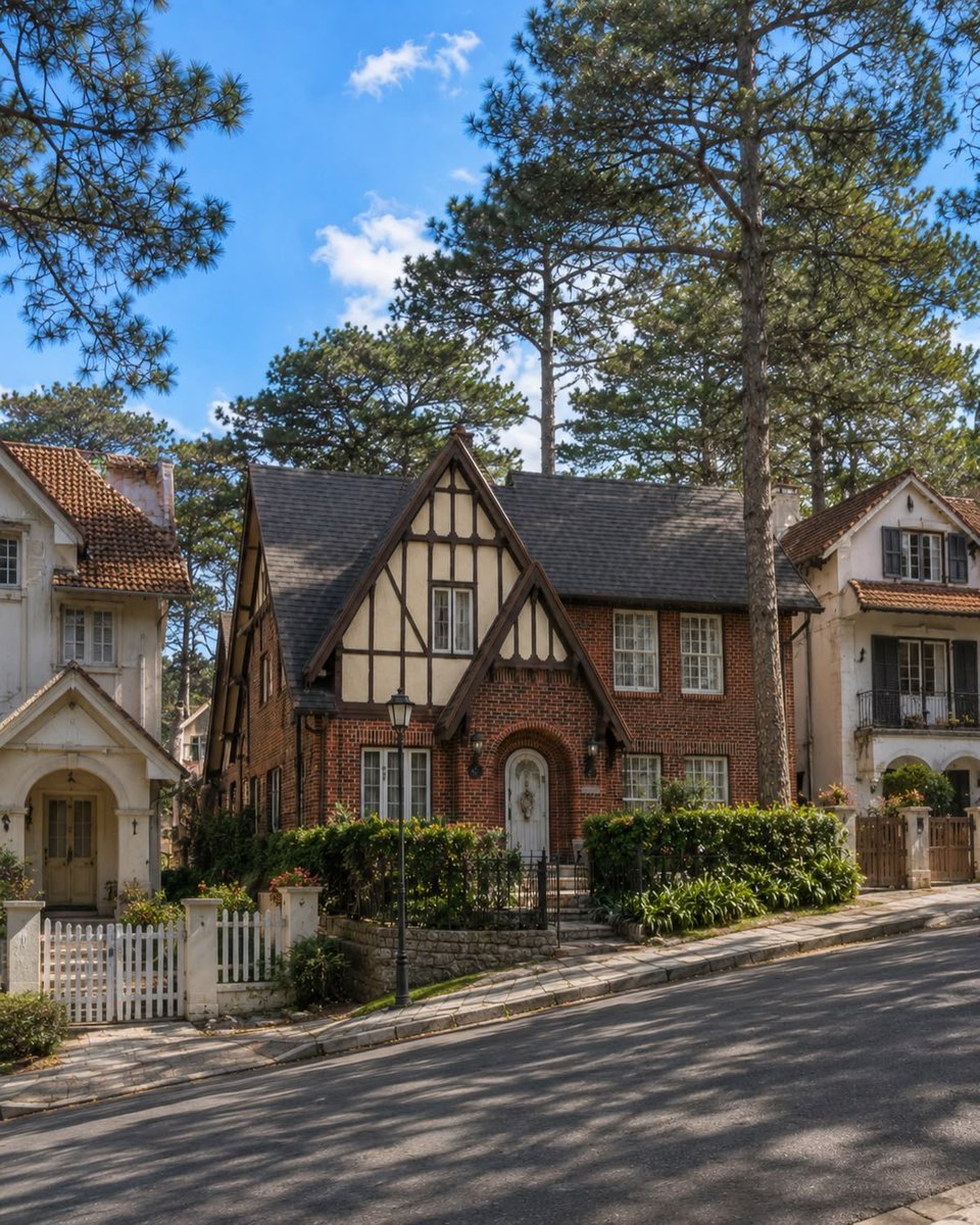 greenvibe's tweet photo. Tall pines, red bricks and a storybook street. https://t.co/tFO2s8gPvT