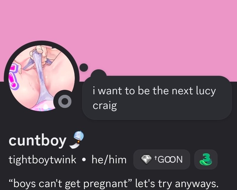 yourfirstrapist's tweet photo. discord fakeboys are another breed of degenerate sluts https://t.co/diU1gMOJcN