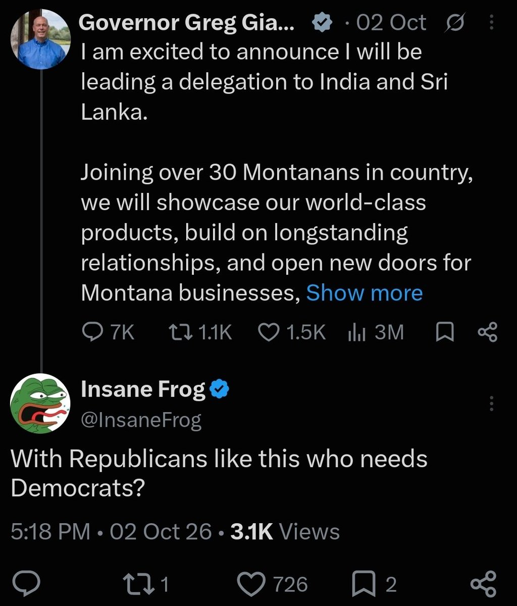 InsaneFrog's tweet photo. Montana has fallen https://t.co/vDuagjaiDc