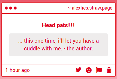 _Alexfies_'s tweet photo. WAH! Really? Am I dreaming? Cuddles? I love cuddles! I'n on my way to the office right now as I'm typing!!!!! ૮₍｡•  ꈊ •｡₎ა https://t.co/5JtEtIKw67