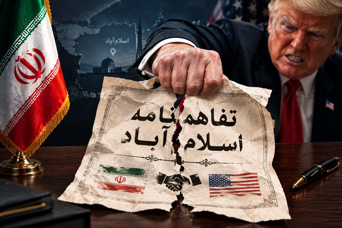 zeynabkhatoonam's tweet photo. وقتی ترامپ خودش از نقض تعهدات می‌گوید، دیگر جایی برای انکار نمی‌ماند! آمریکا نمی‌تواند تعهدات بین‌المللی را هر وقت خواست زیر پا بگذارد و اروپا هم با سکوت و استاندارد دوگانه، نقش تطهیرگر را بازی کند؛ حقوق بین‌الملل منوی انتخاباتی نیست؛ پیمان‌شکنی باید هزینه داشته باشد! https://t.co/ER7P3ONyIH