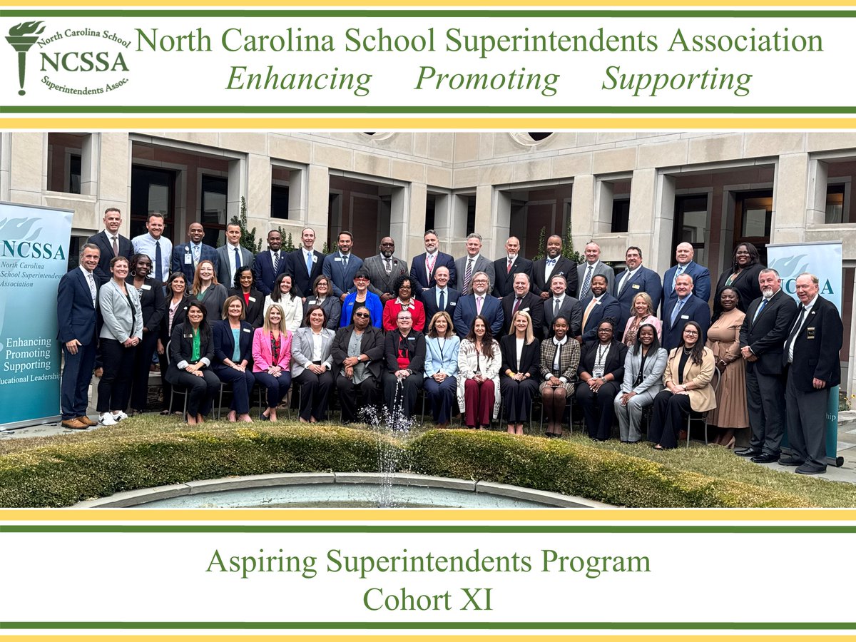 Dr_Rob_Jackson's tweet photo. Cohort XI is in the house! The NCSSA Aspiring Superintendent Program entered Decade #2 today with the arrival of these tremendous leaders from across North Carolina. Day 1 is underway, and I am beyond impressed with their dedication, expertise, and work ethic. #LeadershipMatters https://t.co/5DWti7T0sU