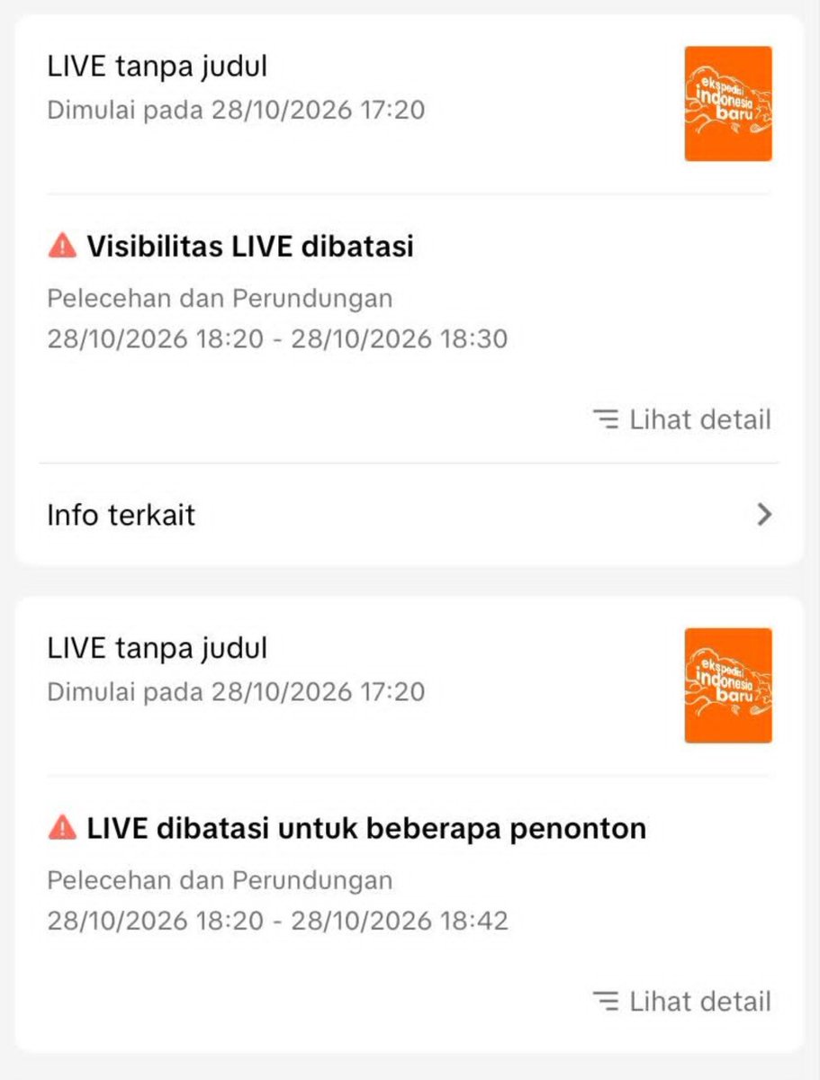 idbaruid's tweet photo. DIBUNGKAM‼️

Pemberitaan Aksi Indonesia Sadar melalui platform TikTok @indonesiabaruid dibatasi dengan alasan menyebarkan konflik. https://t.co/KEWPbH0qBS