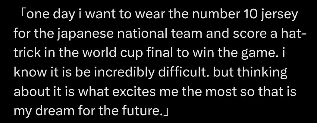 HugoLovesIsagi's tweet photo. @shaka0999 Isagi wants to be the best player in the world AS a striker. At least that's what he wrote in his elementary school graduation essay. https://t.co/xc7NR0x0k6