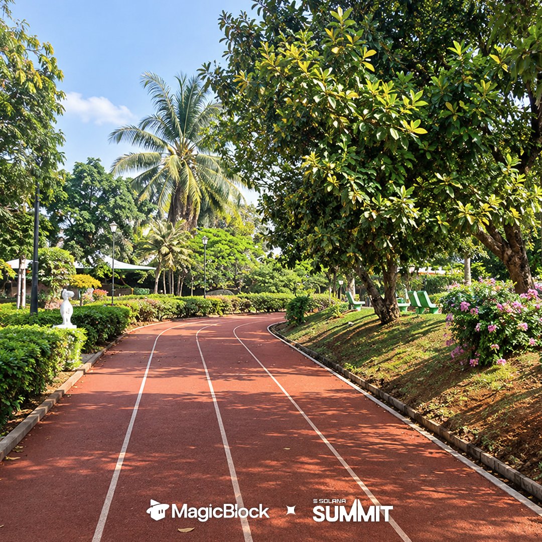 magicblock's tweet photo. In Mumbai for Solana Summit?

Come run a 5k with us, then coffee on MagicBlock ☕

Whether you're a builder, founder, designer, or just Solana-curious, you're in

📍 Bandra, Mumbai
🗓 This Saturday, Oct 31 · 6:30 AM

Spots are limited 👇 https://t.co/0skW6hnTer