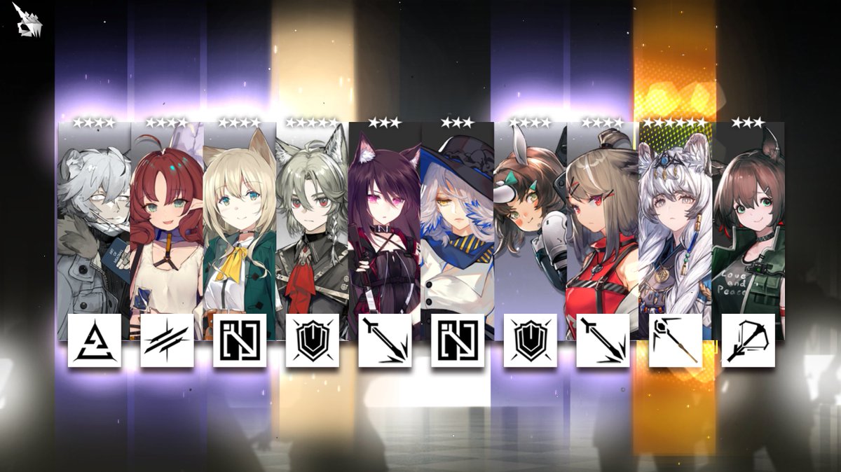 goemonTaCo's tweet photo. きたーーーー！！！
100連で3種3人・・・うれし泣
#アークナイツ https://t.co/SRNHIaiA9m