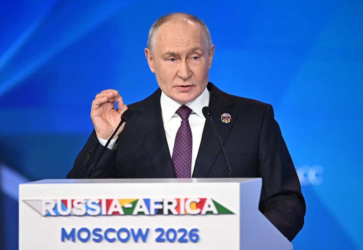 mangombishi02's tweet photo. 🇿🇼🤝🇷🇺 President ED Mnangagwa joined fellow Heads of State and Government at the Russia-Africa Summit hosted by President Vladimir Putin. He reaffirmed Zimbabwe’s commitment to mutually beneficial partnerships, mineral beneficiation and a fairer global order. https://t.co/CBUwVbP4AA
