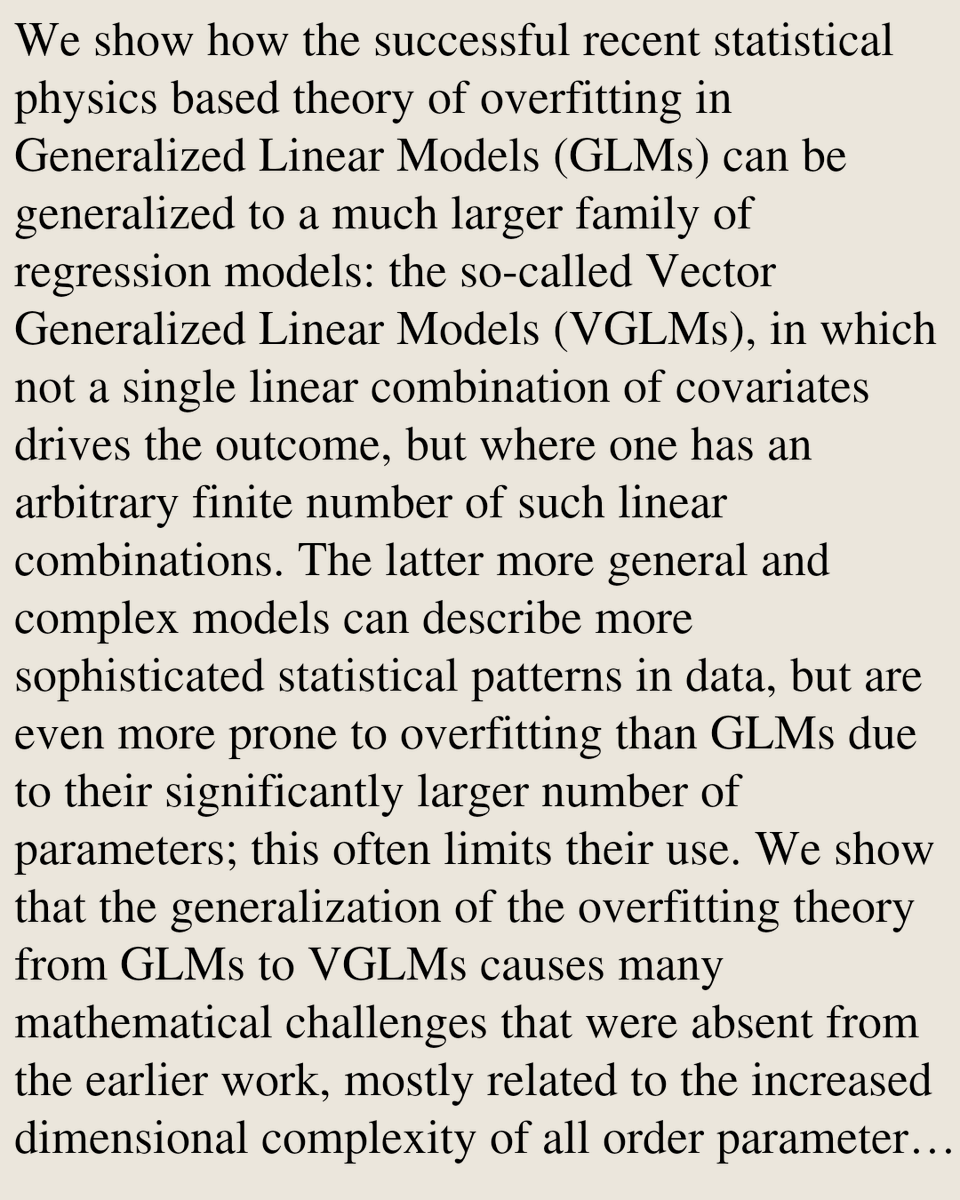 LFUS's tweet photo. Replica Analysis of Overfitting in Vector Generalized Linear Models

M Diaz-Ortiz, ACC Coolen
https://t.co/mAUIUezJ5T [𝚌𝚘𝚗𝚍-𝚖𝚊𝚝.𝚍𝚒𝚜-𝚗𝚗] https://t.co/xvJ070PjrB