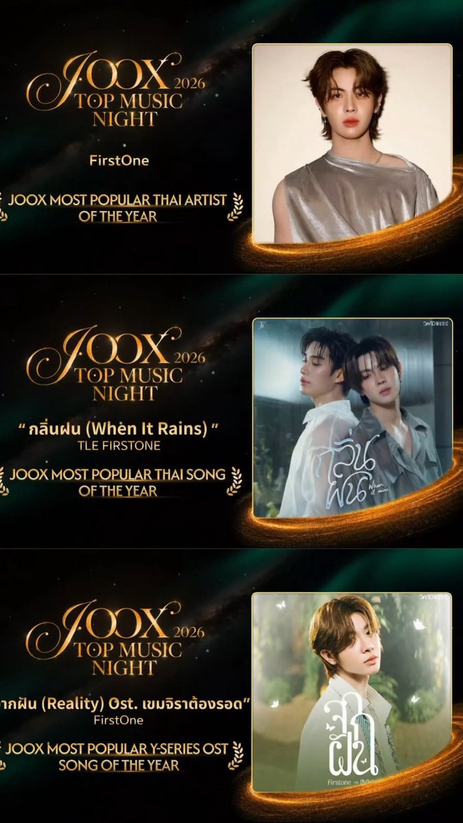 Ploynatcha_p's tweet photo. ทำกันได้หมดเลยป้าฝน แกมันโคตรจะเก่ง!
ชีกวาดเรียบ เก่งมาก

— รางวัลที่ติดฝนทำได้ 

💚🩷กลิ่นฝน ( when it rains )
- Thai Song of the Year 
- JTMH MID-YEAR TOP 3 SONG IN THAILAND 

🩷 FirstOne
- JOOX Most Popular Thai Artist of the Year

🩷จากฝัน ( Reality)
- Y-Series ost of the Year 

JOOX TOP MUSIC NIGHT 

TFO WIN JOOX POPULAR
#เติ้ลเฟิร์สวันได้รางวัลJOOX
@TLE_mtm @firstone_wnk 

#TLE_mtm #Firstone  
#TleFirstone #เติ้ลเฟิร์สวัน
