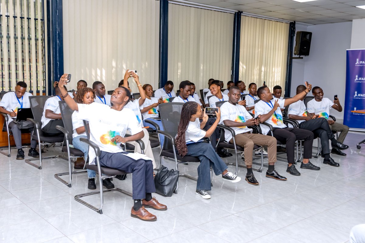 FAORwanda's tweet photo. Youth are not waiting for tomorrow to lead!
Today, @FAORwanda, @RwandaAgri, @IFADeastafrica &amp; @WFP_Rwanda_CD joined young agri-influencers to celebrate #WorldFoodDay under the theme “Innovate Today, Nourish Tomorrow,” highlighting youth-driven solutions for a food-secure Rwanda. https://t.co/ZuVVOFES3p
