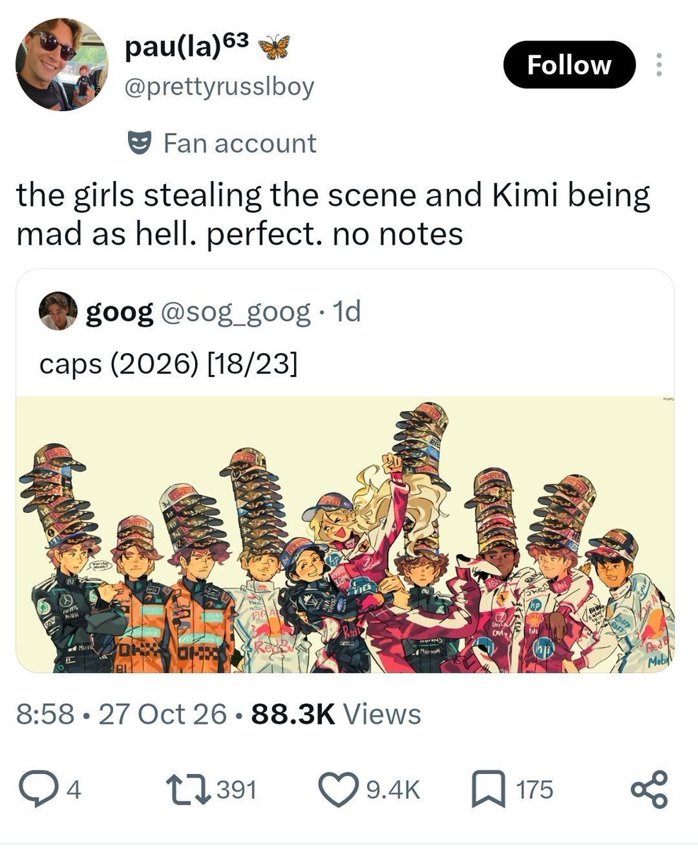 sparklymercedes's tweet photo. "12s" because one said something stupid but 9k people liked this interpretation. nuke all of f1twt actually https://t.co/Rl59PE81i4