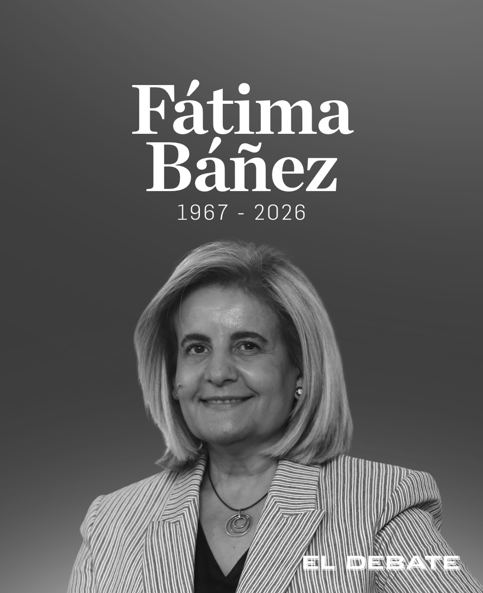 eldebate_com's tweet photo. ⚫⚫ #ÚLTIMAHORA | Muere en el accidente de tren Fátima Báñez, la ministra que transformó el panorama laboral

Báñez viajaba en el último vagón del tren iryo 6076 que ha sido arrollado por un convoy AVE de Renfe con destino a Sevilla https://t.co/uA9VGYWeHC