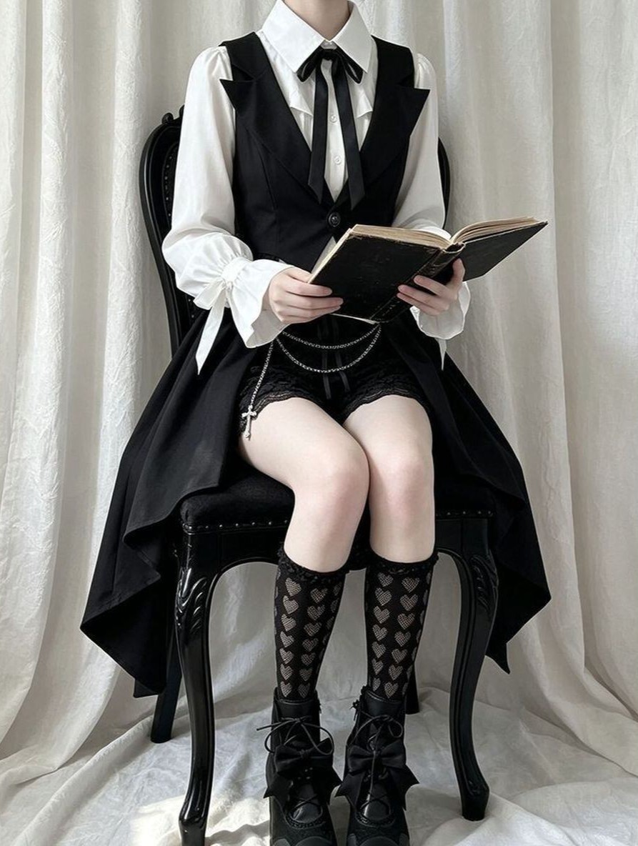 Maidens_Reve's tweet photo. ダークアリストクラシーフリルレイヤードセット♡ https://t.co/W0DLfJ2luV