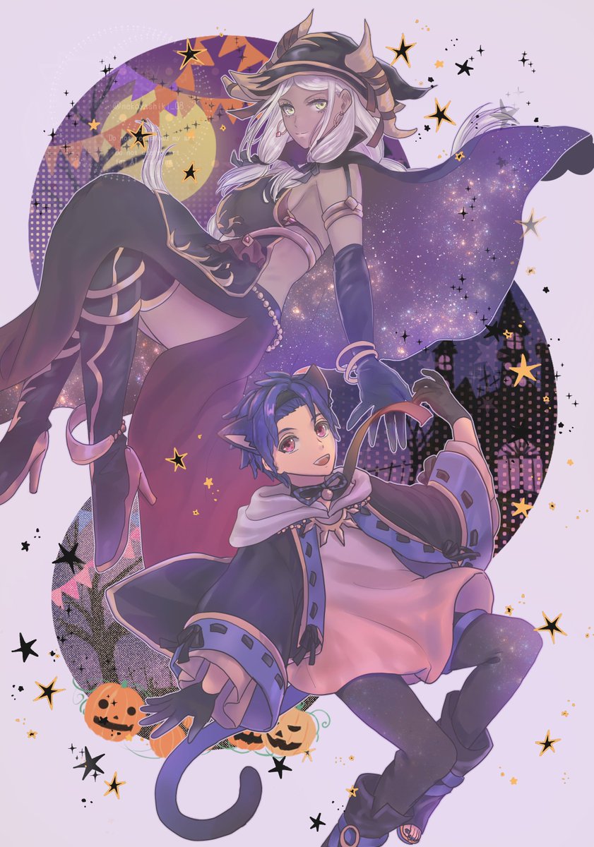 nekoyashiki_08's tweet photo. カイセオ🎃
魔女とその使い魔みたいなイメージで… https://t.co/3A2Vjww4Dt
