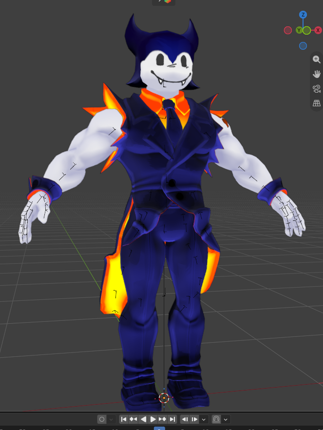 Fangsw0rth's tweet photo. // Admin Q&amp;A 
Q: Do you make your renders?
A: Yes! And I use Blender v5.2 for these in specific. 
Q: Where did you get your Fangsworth model?
A: I exported it from the game myself. It's IMPORTANT you know the model was created by the talented avonot1.
https://t.co/kYj7yoAEum https://t.co/Q4U5JyyeXv