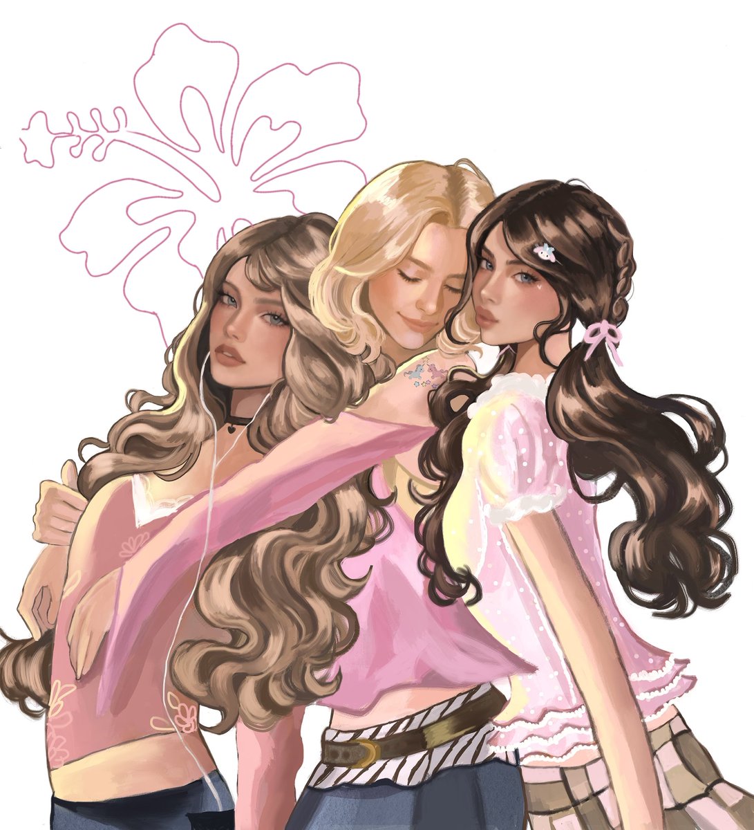 lizziesdoll's tweet photo. “On Wednesdays, we wear pink.” 🩰🌸

lizzie young, aoife molloy and shannon lynch fanart by @cainshh

comm by gsl <3 https://t.co/h9jASayZTP