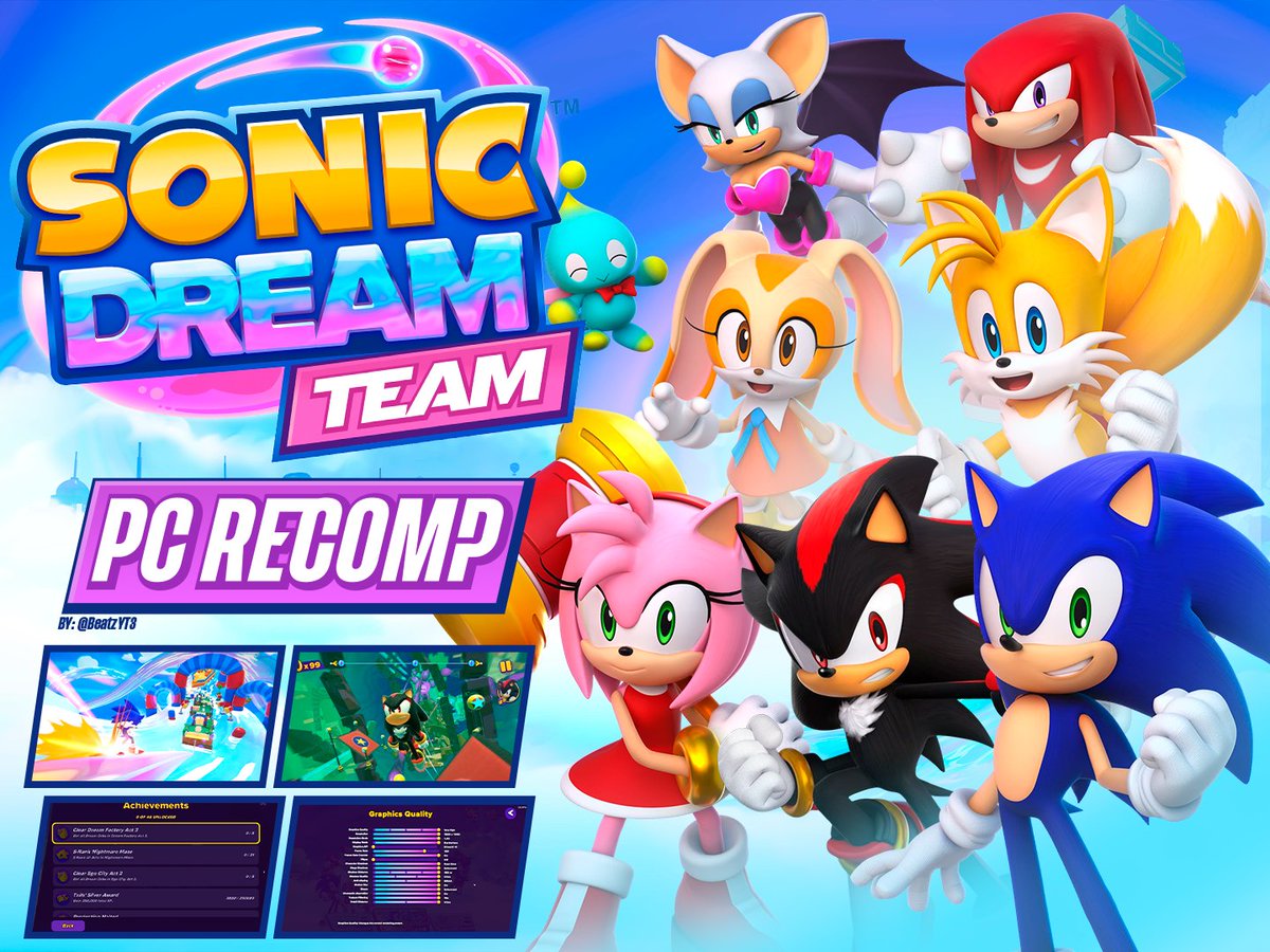 PeelOutSuper's tweet photo. SONIC DREAM TEAM PORTED TO PC WITH NO VIBECODE!!! https://t.co/uZgCLvLe5y