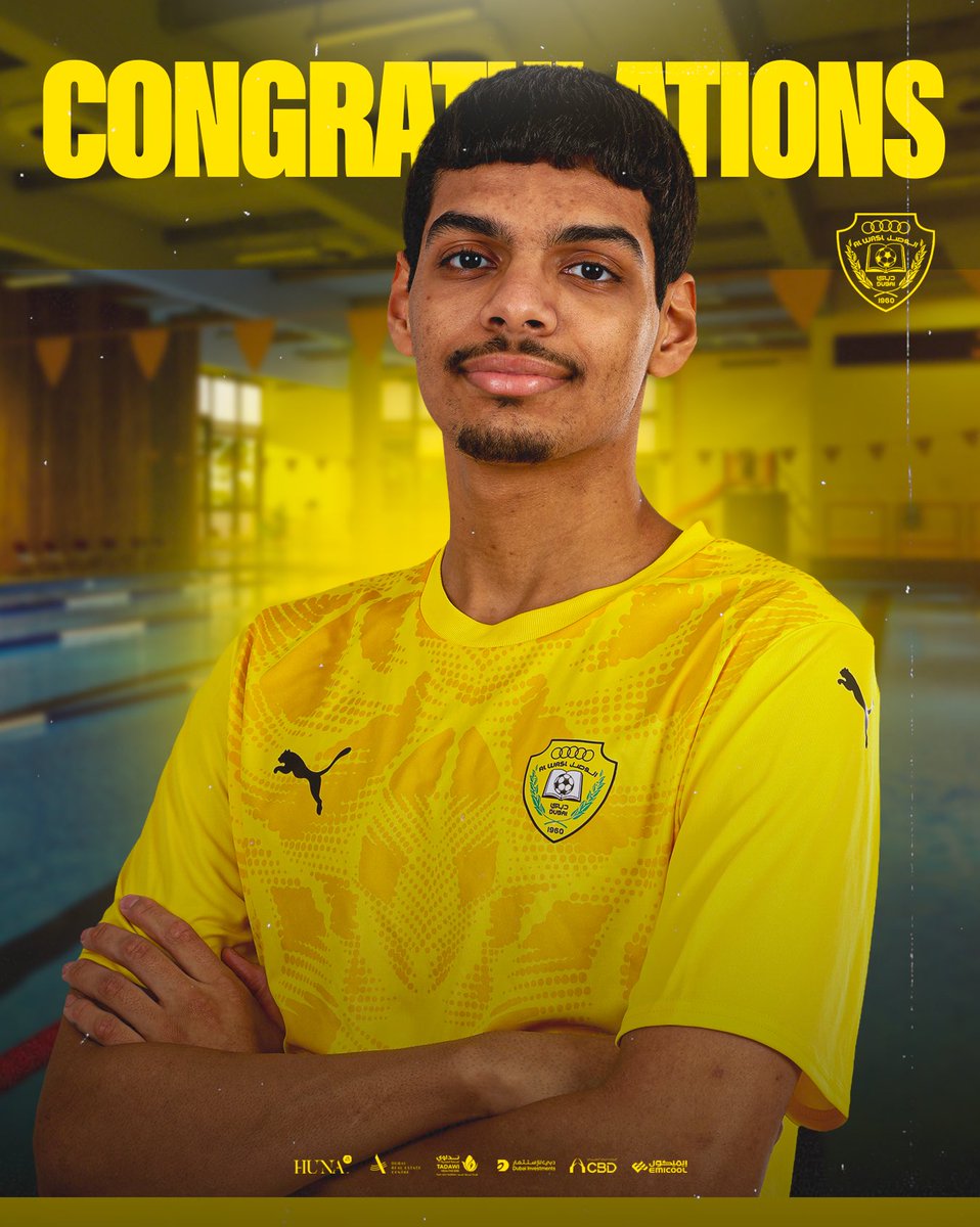 AlWaslSG's tweet photo. رقم دولة جديد باسم الوصل 🏊‍♂️🔥

سباحنا عبدالله العامري يسجل رقماً قياسياً جديداً في سباق "200 متر ظهر" للفئة العمرية 16–17 سنة، بزمن 2:11.69 دقيقة في بطولة الاتحاد للسباحة 💛👏

🏊 #سباحة_الوصل
🟡 #الوصل | #ALWASL https://t.co/xcbk8CORRG