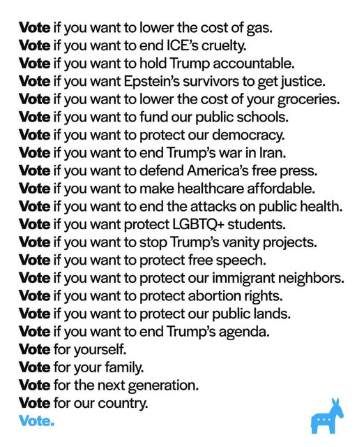 MikeJoPro's tweet photo. Election Day is next Tuesday. What will you be voting for? https://t.co/0SfdE9Qto2