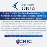 Photo by Canadian Nuclear Isotope Council (@IsotopesCanada)