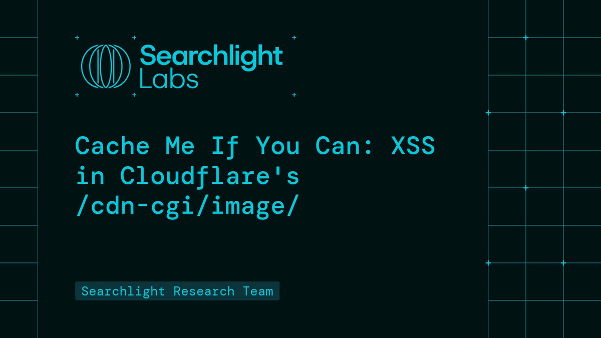 assetnote's tweet photo. Our security research team discovered a cross-site scripting vulnerability in Cloudflare's /cdn-cgi/image/ endpoint by chaining an SVG sanitizer bypass with a new Cache-Control header trick to bypass the CSP. The issue was reported to Cloudflare and has since been fixed. 

 You can read more here: 

https://t.co/0H9xqRHwum