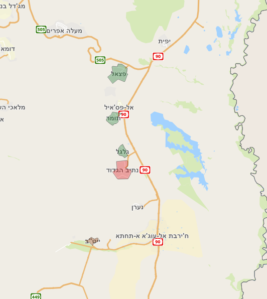 Lazar_Berman's tweet photo. Many assume that voters in West Bank settlements are right-wing and/or for the Bibi govt. They generally are, but there are 3 (secular) areas where that's not so -

Kibbutzim on Dead Sea's north shore
Farming towns in central Jordan valley
Farming towns above the Jordan valley https://t.co/ok84MGnhIp