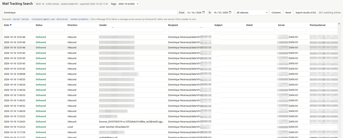 dperarnaud's tweet photo. @DATA101ES  #Dominoforever

A simple web Mail traking search on #HCLDomino https://t.co/6YXZTxZ4dw